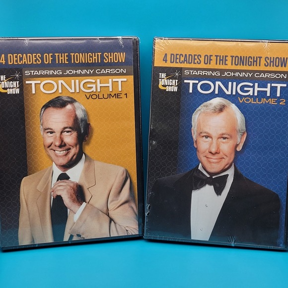 4 Decades of the Tonight Show Starring Johnny Carson Volume 1 & 2 DVD Set - Picture 1 of 5